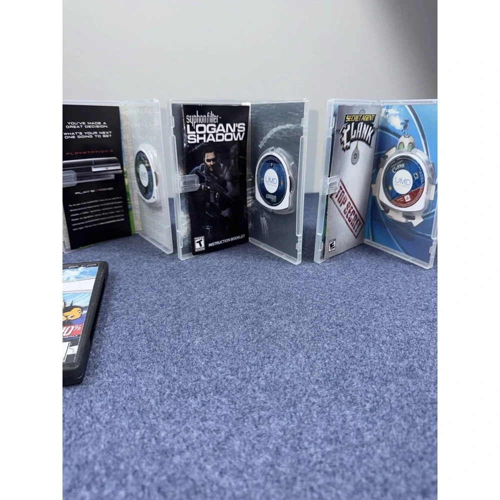 Lot Of 6 PSP Games Sony PlayStation Portable Variety Tested Clean!